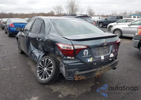 2016 Toyota Corolla S Plus from USA, damaged, VIN 2T1BURHE5GC681189